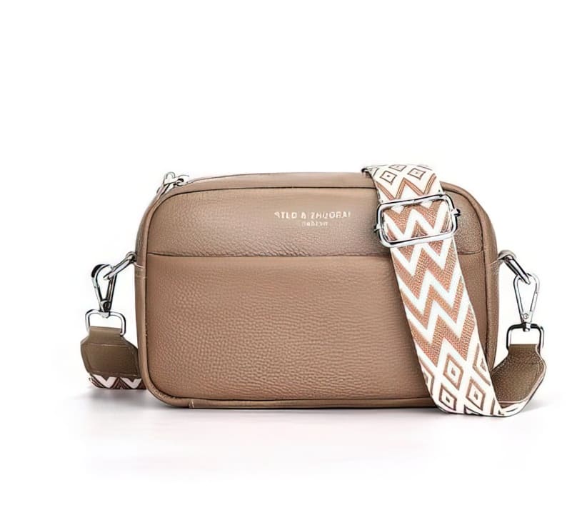 Lively® Vêtements été Brun Luxely™ | Sacoche de luxe en cuir