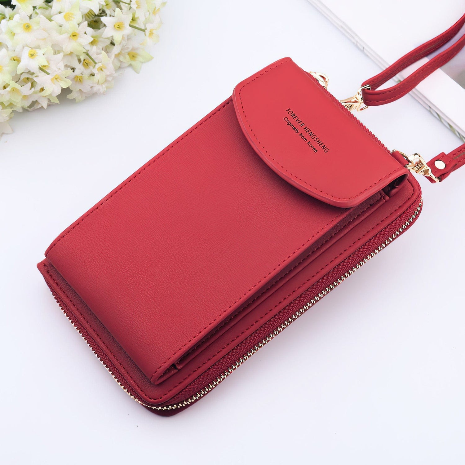 Lively® Vêtements automn & hiver Rouge Portefeuille tout-en-un | Lively®